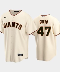 47 Johnny Cueto Cream Home San Francisco Giants Jersey - Robokeg