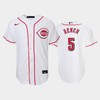 5 Johnny Bench Youth Reds Home White Jersey - Robokeg