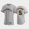 5 Mike Yastrzemski Gray Road San Francisco Giants Jersey - Robokeg