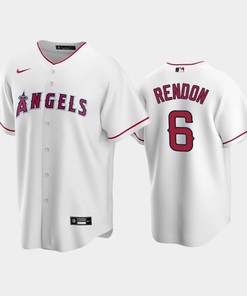 6 Anthony Rendon White Los Angeles Angels Home Jersey - Robokeg