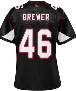 Aaron Brewer Arizona Cardinals Nfl Pro Line Womens Alternate Player Jersey - Black - Robokeg