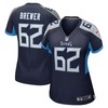 Aaron Brewer Tennessee Titans Womens Game Jersey - Navy Nfl - Robokeg