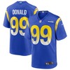 Aaron Donald Los Angeles Rams Game Player Jersey - Royal Nfl - Robokeg