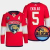 Aaron Ekblad 5 Florida Panthers Red Jersey 2023 NHL All-Star - Robokeg