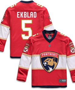 Aaron Ekblad Florida Panthers Fanatics Branded Replica Player Jersey - Red Nhl - Robokeg