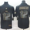 Aaron Jones #12 Green Bay Packers Nfl Explosion Legendary Gold Black Jersey - Robokeg