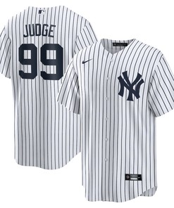 Aaron Judge 99 New York Yankees Home Men Jersey - White - Robokeg