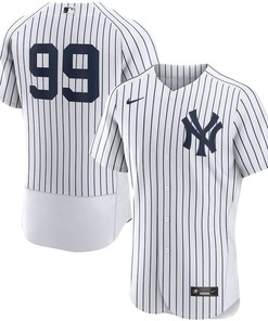 Aaron Judge 99 New York Yankees Home Player Elite Jersey - White - Robokeg