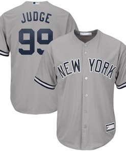 Aaron Judge 99 New York Yankees Player Men Jersey - Gray - Robokeg