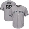 Aaron Judge New York Yankees Big And Tall Cool Base Player Jersey - Gray - Robokeg