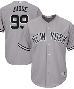 Aaron Judge New York Yankees Big And Tall Cool Base Player Jersey - Gray - Robokeg