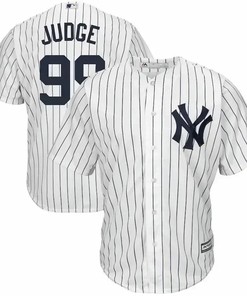 Aaron Judge New York Yankees Big And Tall Cool Base Player Jersey - White - Robokeg