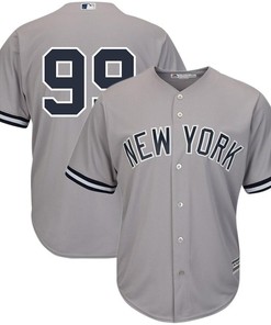 Aaron Judge New York Yankees Cool Base Player Jersey - Gray - Robokeg