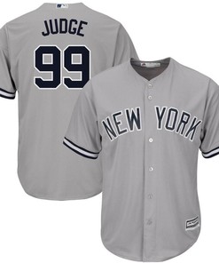 Aaron Judge New York Yankees Road Cool Base Player Jersey - Gray - Robokeg