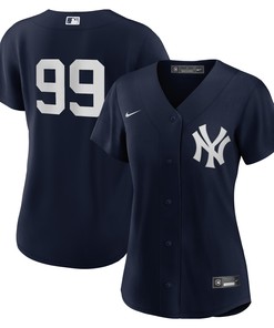 Aaron Judge New York Yankees Womens 2020 Spring Training Replica Player Jersey - Navy Mlb - Robokeg