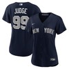 Aaron Judge New York Yankees Womens Alternate Replica Player Jersey Navy Mlb - Robokeg