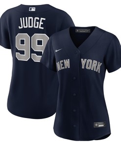 Aaron Judge New York Yankees Womens Alternate Replica Player Jersey Navy Mlb - Robokeg