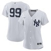Aaron Judge New York Yankees Womens Home Replica Player Jersey - White Mlb - Robokeg