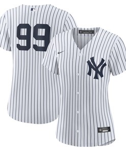 Aaron Judge New York Yankees Womens Home Replica Player Jersey - White Mlb - Robokeg