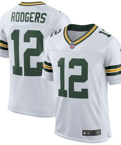 Aaron Rodgers Green Bay Packers Classic Elite Player Jersey - White Nfl - Robokeg