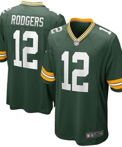 Aaron Rodgers Green Bay Packers Game Player Jersey - Green Nfl - Robokeg
