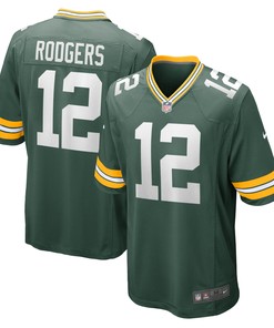 Aaron Rodgers Green Bay Packers Game Team Jersey - Green Nfl - Robokeg