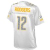 Aaron Rodgers Green Bay Packers Nfl Pro Line Womens White Out Fashion Jersey - White - Robokeg