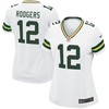 Aaron Rodgers Green Bay Packers Nike Womens Game Jersey - White - Robokeg