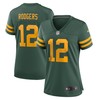 Aaron Rodgers Green Bay Packers Womens Alternate Game Player Jersey - Green Nfl - Robokeg