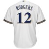 Aaron Rodgers Milwaukee Brewers Majestic Nfl X Mlb Crossover Cool Base Player Jersey - White - Robokeg