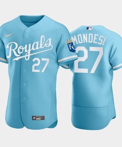 Adalberto Mondesi 27 Kansas City Royals 2022-23 Powder Blue Men's Jersey - Robokeg