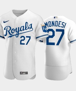 Adalberto Mondesi 27 Kansas City Royals 2022-23 White Men's Jersey - Robokeg