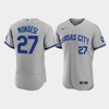 Adalberto Mondesi 27 Kansas City Royals Men's 2022-23 Road Jersey - Gray Jersey - Robokeg