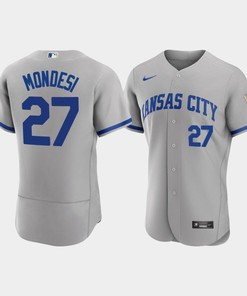 Adalberto Mondesi 27 Kansas City Royals Men's 2022-23 Road Jersey - Gray Jersey - Robokeg