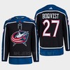 Adam Boqvist 27 Reverse Retro 2.0 2022 Columbus Blue Jackets Navy Jersey Primegreen - Robokeg