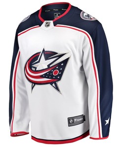 Adam Fantilli #19 Columbus Blue Jackets 2023 NHL Draft Away Men Jersey - White - Robokeg