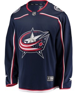 Adam Fantilli #19 Columbus Blue Jackets 2023 NHL Draft Home Men Jersey - Navy - Robokeg