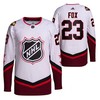 Adam Fox 2022 All-Star Rangers 23 White Primegreen Jersey - Robokeg