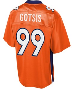 Adam Gotsis Denver Broncos Nfl Pro Line Player Jersey - Orange - Robokeg