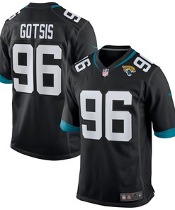 Adam Gotsis Jacksonville Jaguars Game Jersey Black Nfl - Robokeg
