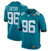 Adam Gotsis Jacksonville Jaguars Game Jersey - Teal Nfl - Robokeg