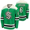 Adam Larsson Seattle Kraken 2022 St. Patrick Green 6 Jersey Jersey - Robokeg