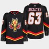 Adam Ruzicka 63 Calgary Flames Black Jersey 2022-23 Blasty Alternate Primegreen - Robokeg