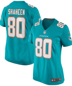 Adam Shaheen Miami Dolphins Womens Game Jersey - Aqua Nfl - Robokeg