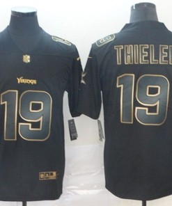 Adam Thielen #19 Minnesota Vikings Nfl Explosion Legendary Gold Black Jersey - Robokeg