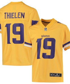 Adam Thielen Minnesota Vikings Inverted Team Game Jersey - Gold Nfl - Robokeg