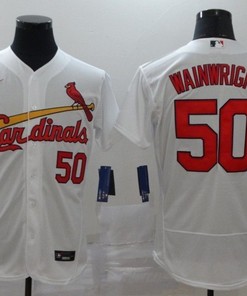 Adam Wainwright #50 St Louis Cardinals 2020 Mlb White Jersey - Robokeg