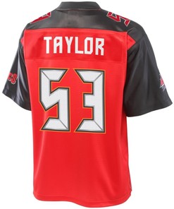 Adarius Taylor Tampa Bay Buccaneers Nfl Pro Line Player Jersey - Red - Robokeg