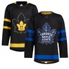 Adidas Authentic Toronto Maple Leafs X Drew House Alternate Blank Jersey - Black Nhl - Robokeg