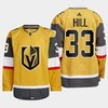 Adin Hill 33 Vegas Golden Knights Gold Jersey 2023 Home - Robokeg